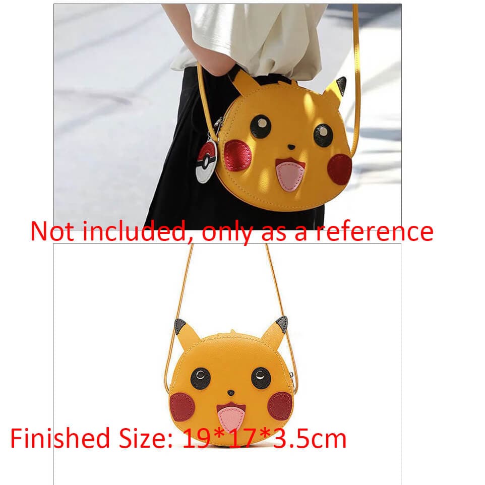 BABYLON™ Pikachu Cartoon Crossbody Bag Leather Pattern AAB - 760 - Babylon LeatherBabylon LeatherAAB - 760 - Kraft Board