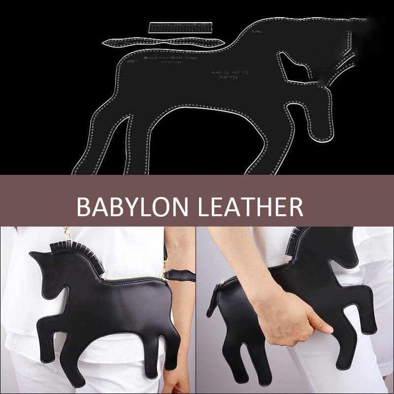 BABYLON™ Pony Clutch Bag Unique Leather DIY Pattern AAB - 02 - Babylon LeatherBabylon LeatherAAB - 02 - Kraft Board