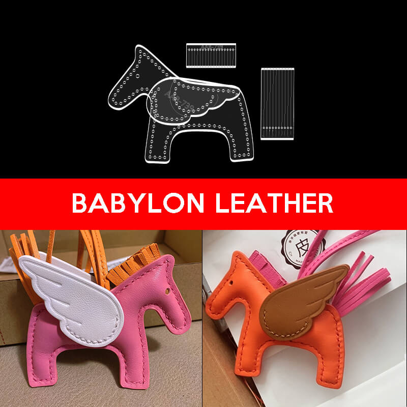 BABYLON™ Rodeo Horse Bag Charm DIY Pattern AAB - 739 - Babylon LeatherBabylon LeatherAAB - 739 - Kraft Board