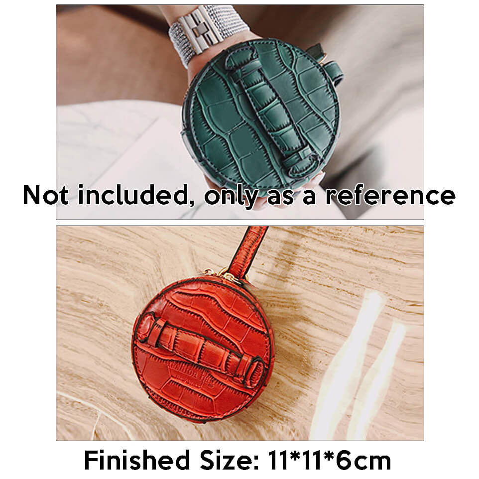 BABYLON™ Round Coin Purse Fashion Project Pattern AAB - 471 - Babylon LeatherBabylon LeatherAAB-471-Kraft Board