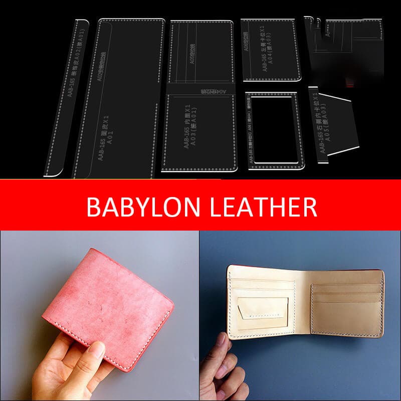 BABYLON™ Short Wallet Making Pattern AAB - 165 - Babylon LeatherBabylon LeatherAAB - 165 - Kraft Board