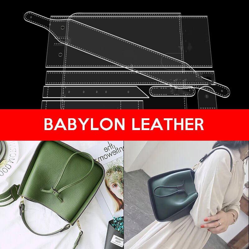 BABYLON™ Shoulder Bucket Bag Pattern AAB - 543 - Babylon LeatherBabylon LeatherAAB - 543 - Kraft Board