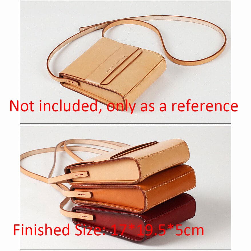 BABYLON™ Square Crossbody Bag Leather Making Pattern AAB - 64 - Babylon LeatherBabylon LeatherAAB - 64 - Kraft Board
