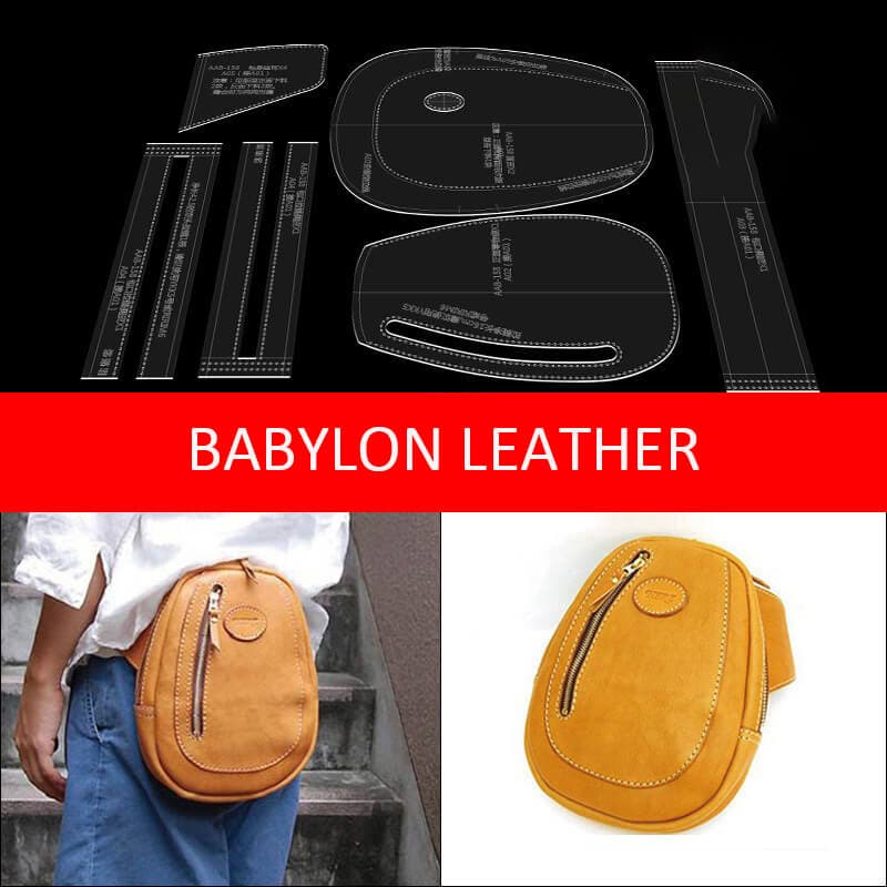 BABYLON™ Tool Belt Waist Bag Leather Making Pattern AAB - 158 - Babylon LeatherBabylon LeatherAAB - 158 - Kraft Board