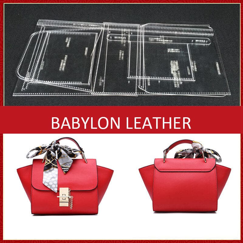 BABYLON™ Trapeze Tote Bag Leather Pattern AAB - 831 - Babylon LeatherBabylon LeatherAAB - 831 - Kraft Board
