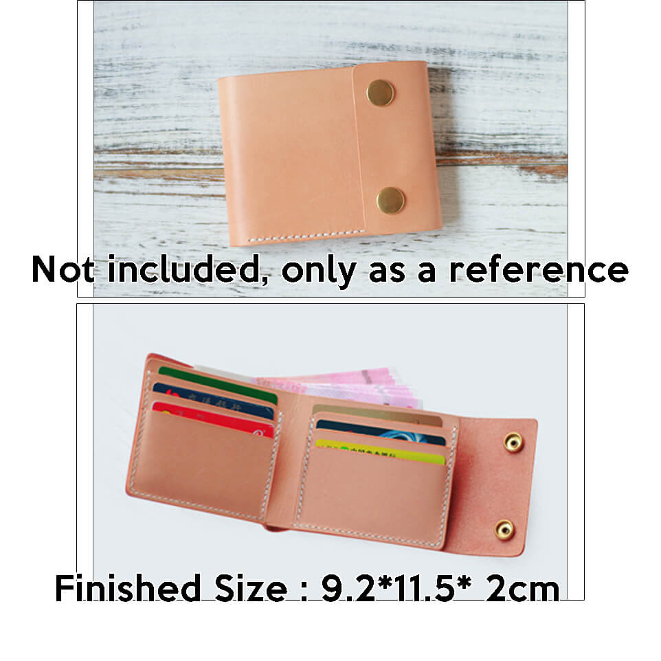 BABYLON™ Tri - Fold Short Wallet Leathercraft Pattern AAB - 390 - Babylon LeatherBabylon LeatherAAB-390-Kraft Board