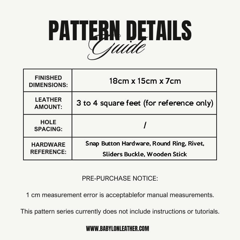 BABYLON™ Unisex Crossbody Bag Leather Pattern AAB - 39 - Babylon LeatherBabylon LeatherAAB - 39 - Kraft Board