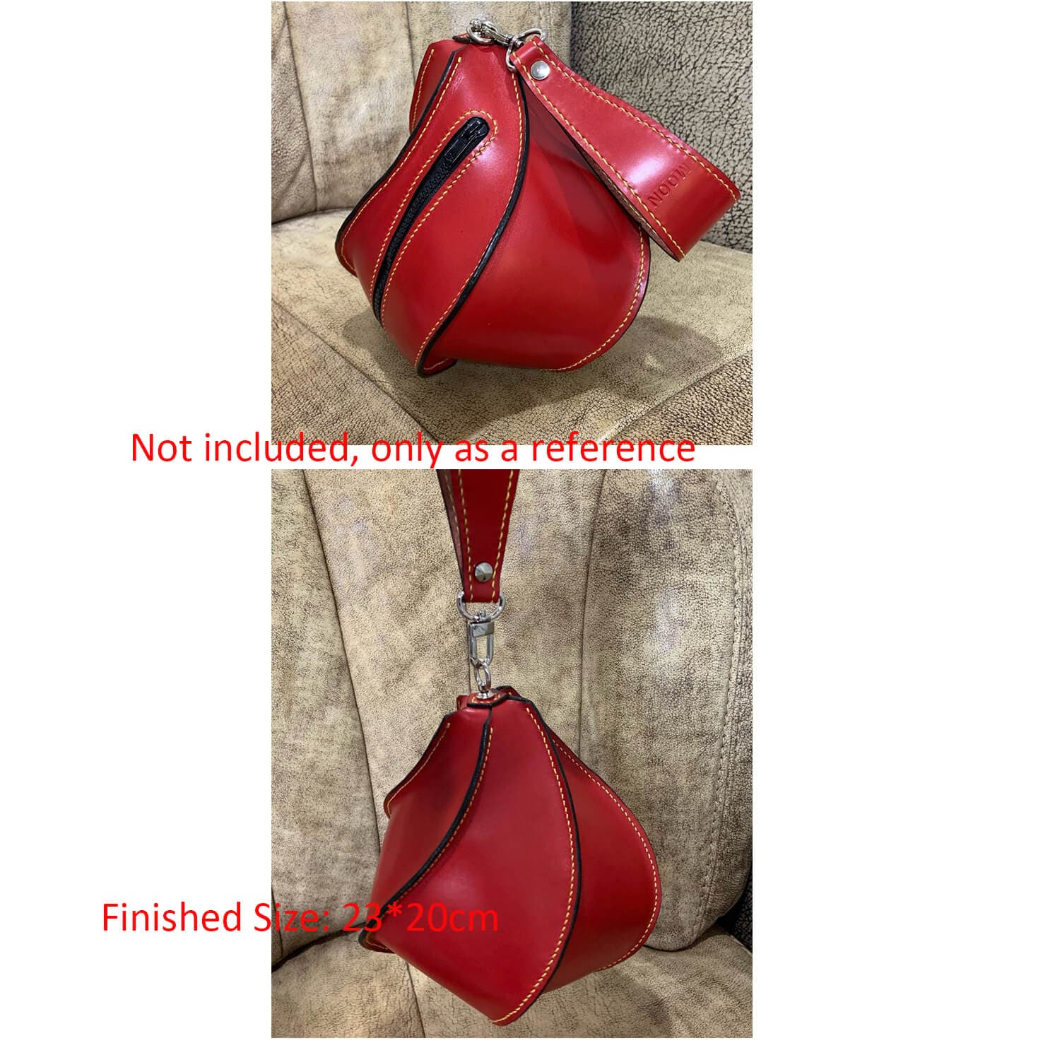 BABYLON™ Vase - Shaped Handbag Pattern AAB - 641 - Babylon LeatherBabylon LeatherAAB - 641 - Kraft Board