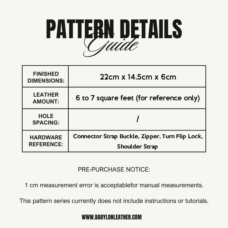 BABYLON™ Women Accordion Shoulder Bag Making Pattern AAB - 358 - Babylon LeatherBabylon LeatherAAB-358-Kraft Board