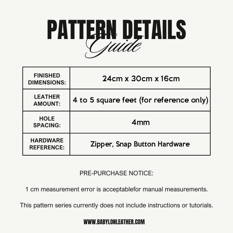 BABYLON™ Women' Shoulder Tote Bag Pattern AAB - 695 - Babylon LeatherBabylon LeatherAAB - 695 - Kraft Board