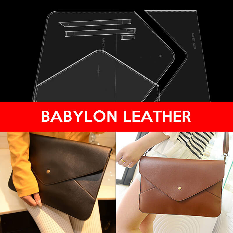 BABYLON™ Women's Briefcase Clutch Pattern AAB - 377 - Babylon LeatherBabylon LeatherAAB-377-Kraft Board