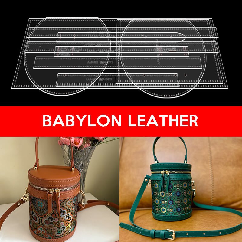 BABYLON™ Women's Bucket Bag Making Pattern AAB - 992 - Babylon LeatherBabylon LeatherAAB-992-Kraft Board