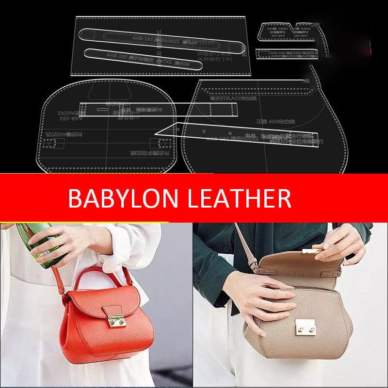 BABYLON™ Women's Crossbody Bag DIY Crafting Pattern AAB - 192 - Babylon LeatherBabylon LeatherAAB - 192 - Kraft Board