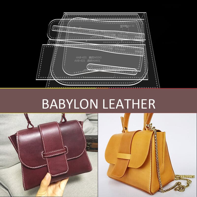 BABYLON™ Women's Leather Handbag Craft Pattern AAB - 621 - Babylon LeatherBabylon LeatherAAB - 621 - Kraft Board