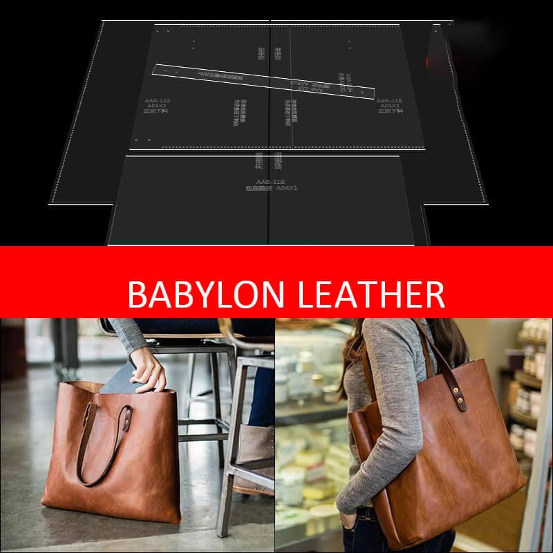 BABYLON™ Women's Leather Shoulder Bag Pattern AAB - 118 - Babylon LeatherBabylon LeatherAAB - 118 - Kraft Board