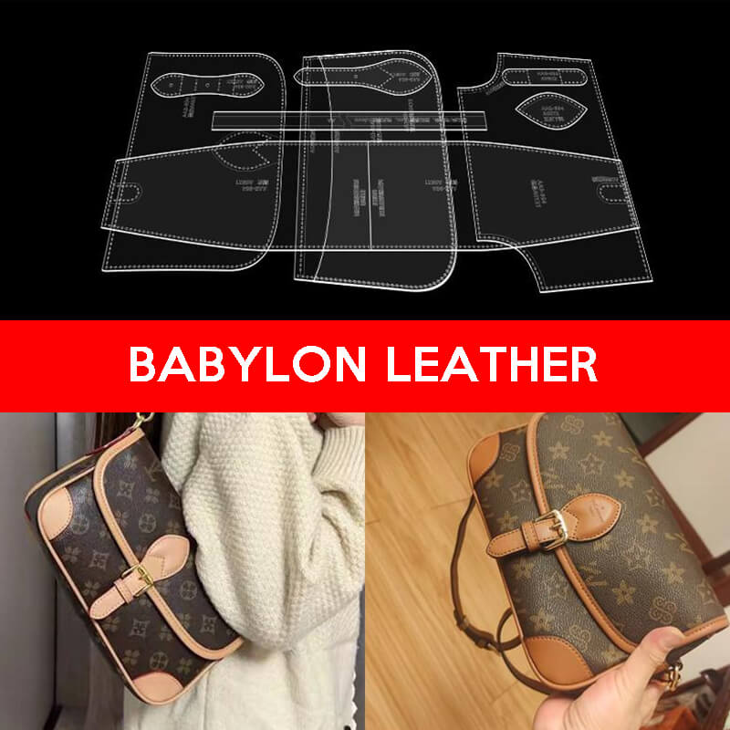 BABYLON™ Women's Saddle Crossbody Bag Pattern AAB - 954 - Babylon LeatherBabylon LeatherAAB-954-Kraft Board