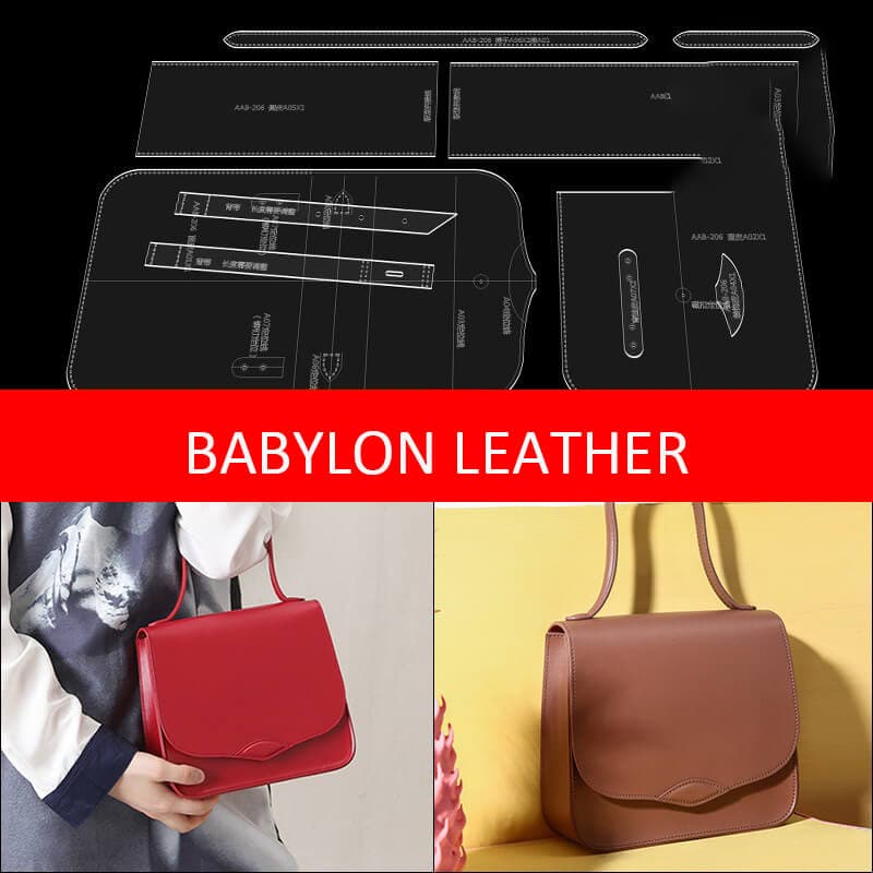 BABYLON™ Women's Shoulder Bag Leather Craft Pattern AAB - 206 - Babylon LeatherBabylon LeatherAAB - 206 - Kraft Board