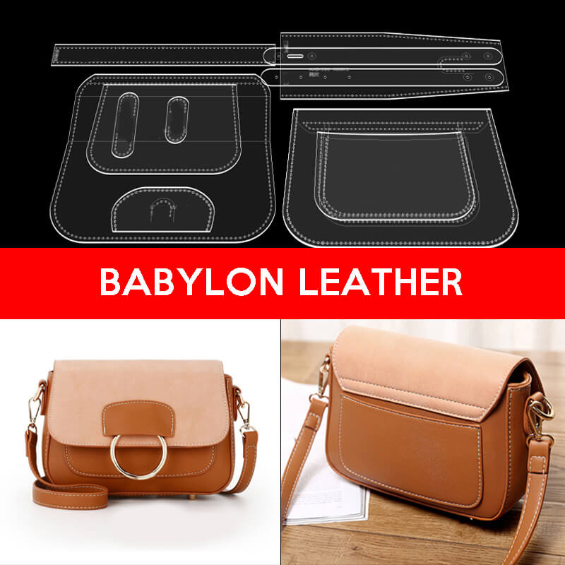 BABYLON™ Women's Shoulder Bag Leathercraft Pattern AAB - 396 - Babylon LeatherBabylon LeatherAAB-396-Kraft Board