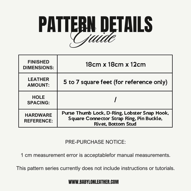 BABYLON™ Women's Small Square Crossbody Bag Pattern AAB - 198 - Babylon LeatherBabylon LeatherAAB - 195 - Kraft Board - Medium