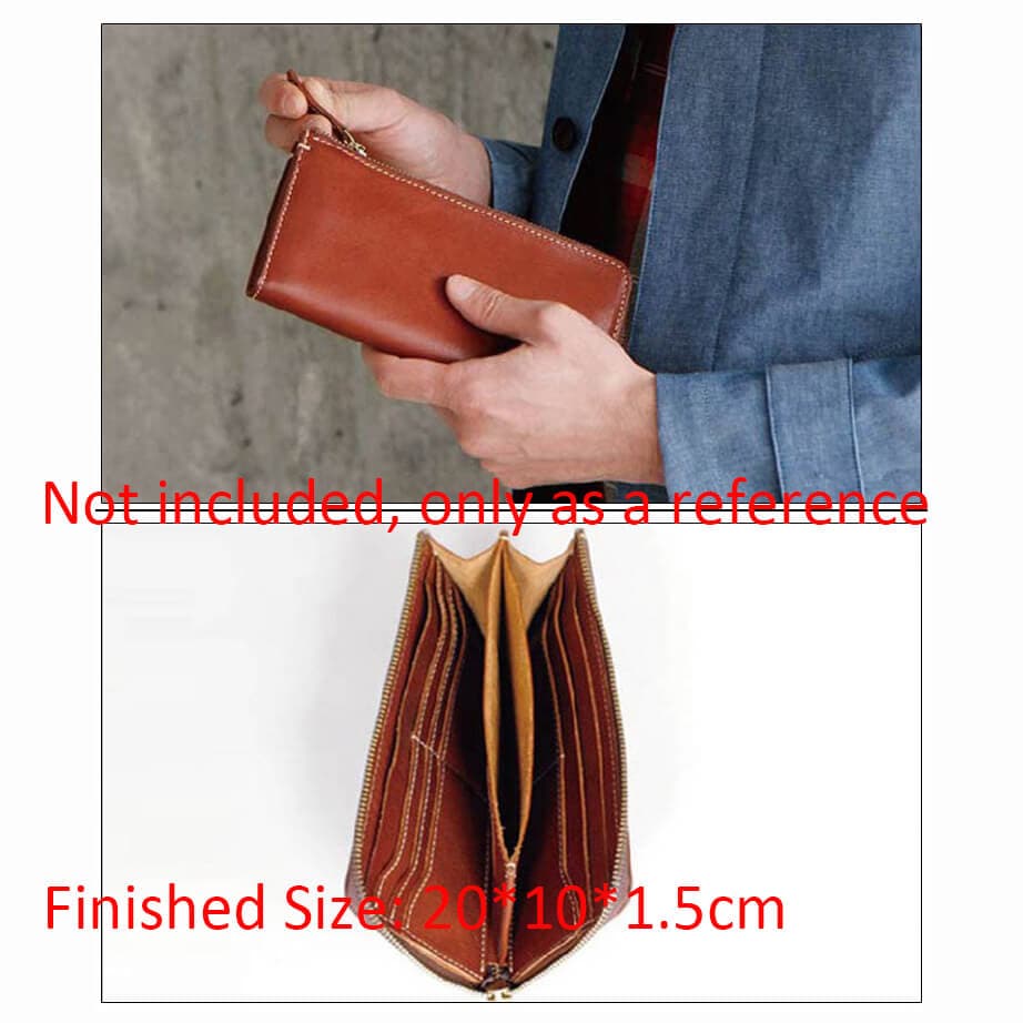 BABYLON™ Zipper Clutch Leather Making Pattern AAB - 126 - Babylon LeatherBabylon LeatherAAB - 126 - Kraft Board