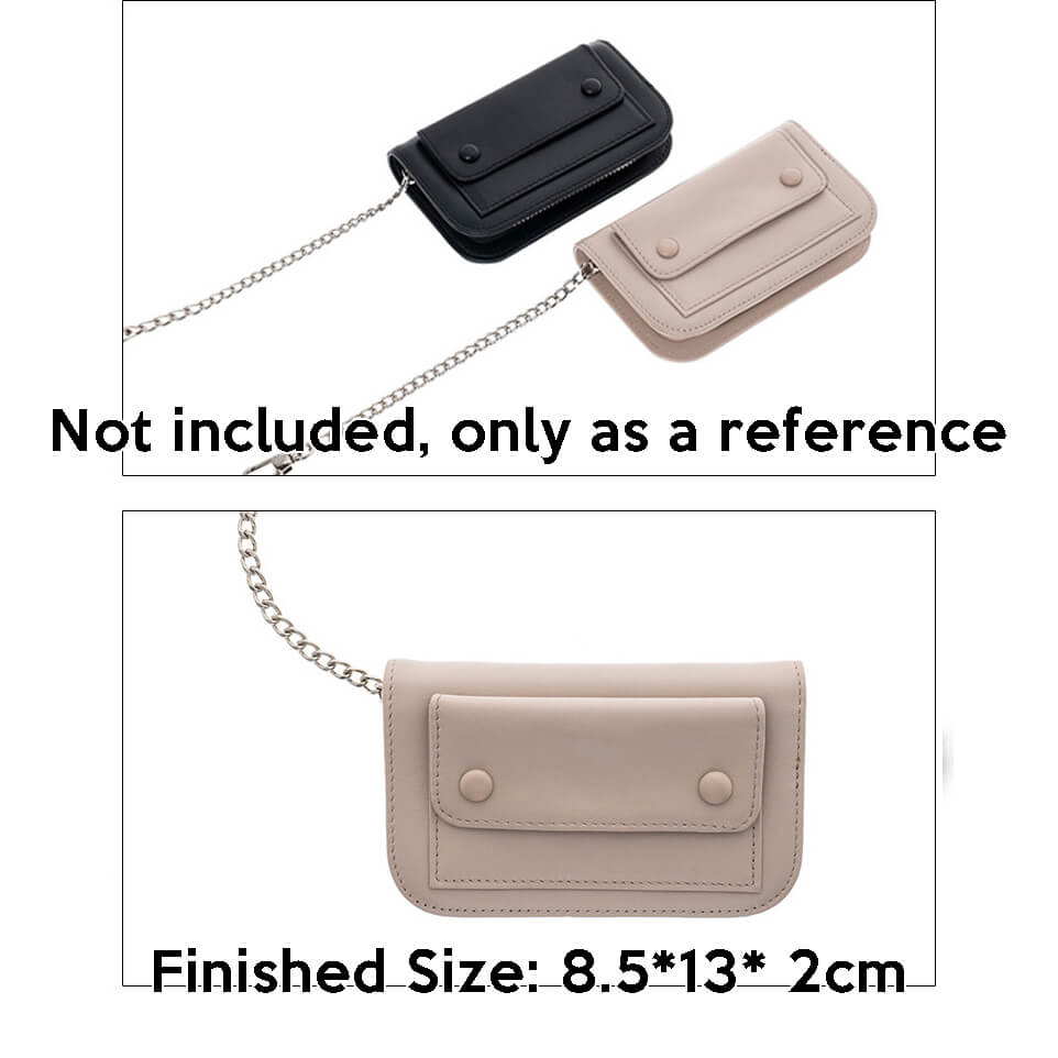 BABYLON™ Zipper Coin Purse and Key Card Holder Leather Pattern AAB - 408 - Babylon LeatherBabylon LeatherAAB-408-Kraft Board