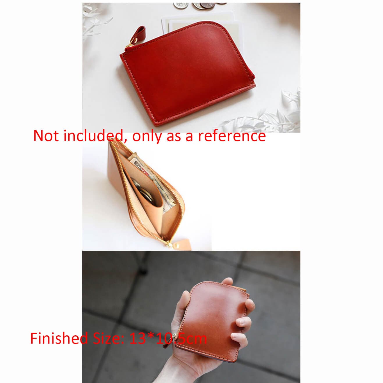 BABYLON™ Zipper Coin Purse DIY Pattern AAB - 587 - Babylon LeatherBabylon LeatherAAB - 587 - Kraft Board