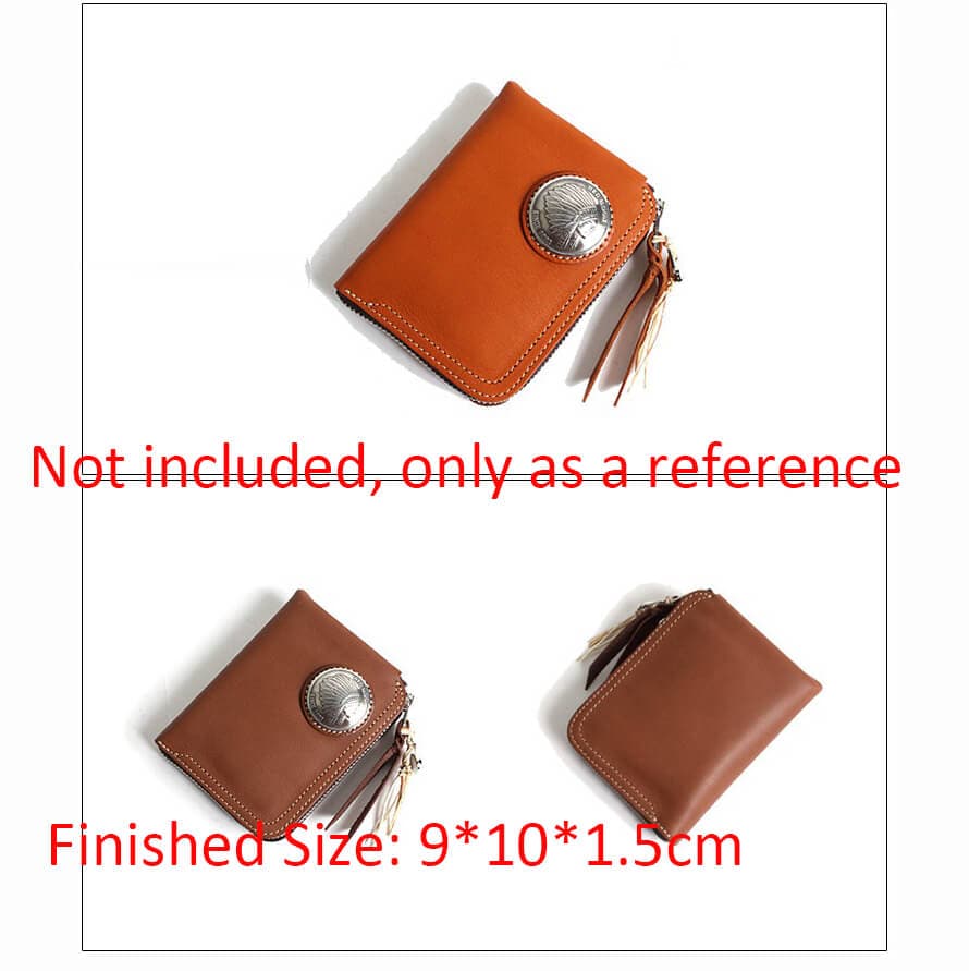 BABYLON™ Zipper Short Wallet Leather Gift Pattern AAB - 262 - Babylon LeatherBabylon LeatherAAB - 262 - Kraft Board