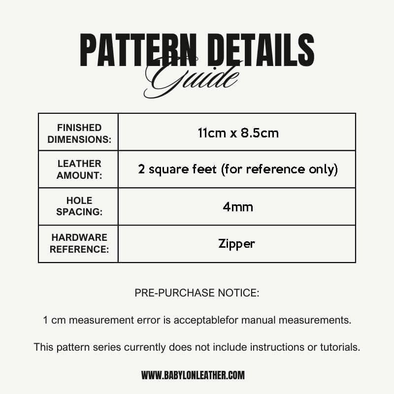 BABYLON™ Zipper Short Wallet Pattern AAB - 679 - Babylon LeatherBabylon LeatherAAB - 679 - Kraft Board