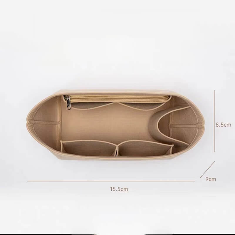 Bag Insert Organizer for Longchamp Energy-Style Bags Mini/S/M - Babylon LeatherBabylon LeatherQZ10-Khaki-Mini