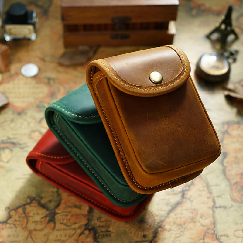 Men's Mini Belt Pouch for Coins Keys – Babylon Leather