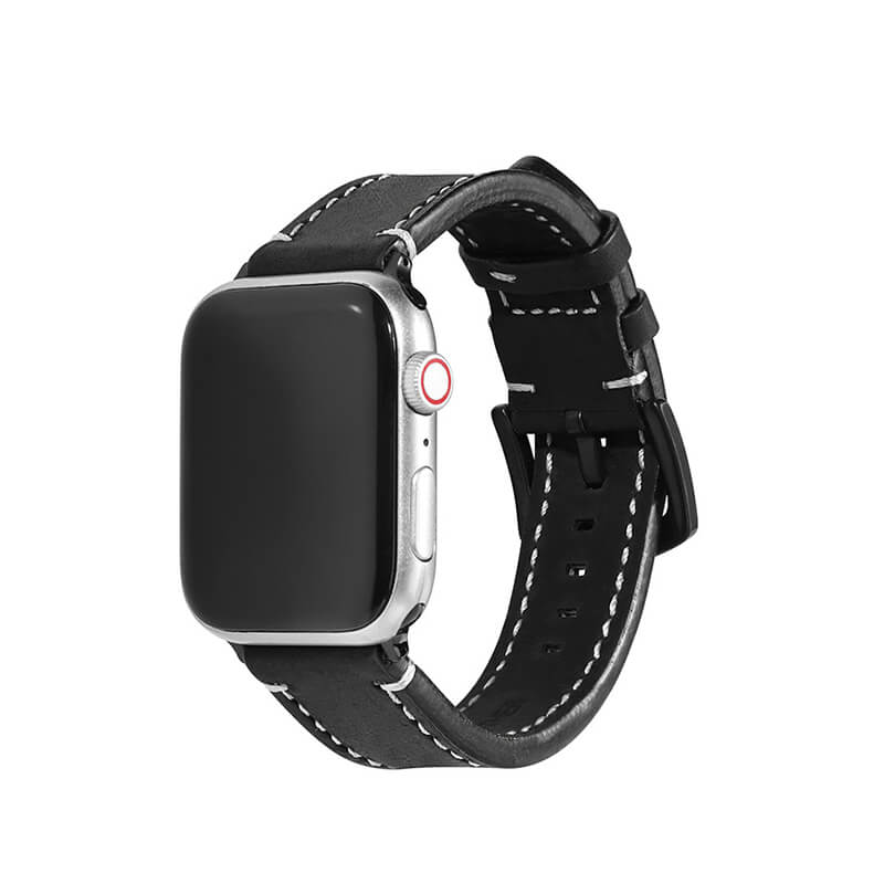Crazy Horse Leather Band for Apple Watch Series 1–6, 38/40mm and 42/44mm – Babylon Leather