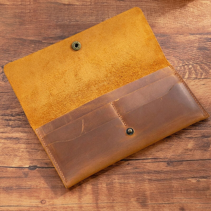 Men's Long Clutch Wallet – Babylon Leather