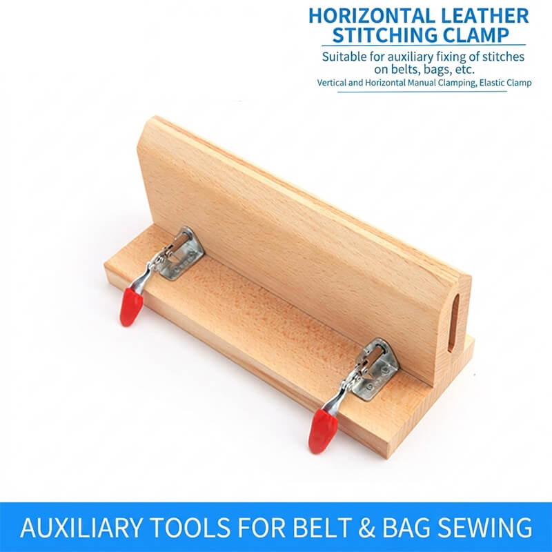 Beech Wood Leather Stitching Pony Clamp – Babylon Leather - Babylon LeatherBabylon LeatherPP08-Adjustable Vertical Stitching Pony