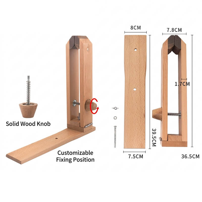 Beech Wood Leather Stitching Pony Clamp – Babylon Leather - Babylon LeatherBabylon LeatherPP08-Vertical Stitching Pony