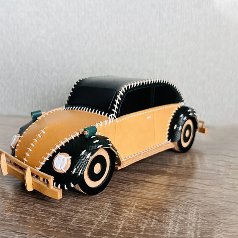 Beetle Car - Shaped DIY Kit – Babylon Leather - Babylon LeatherBabylon LeatherSG14-Dark Green