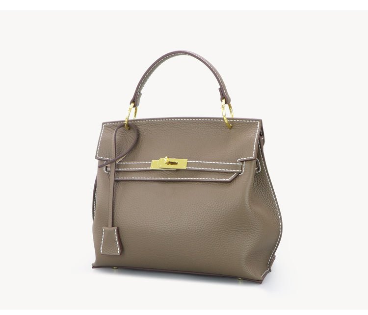 Birkin Laptop Leather Bag DIY Kit – Babylon Leather - Babylon LeatherBabylon LeatherSY58-Brown-White