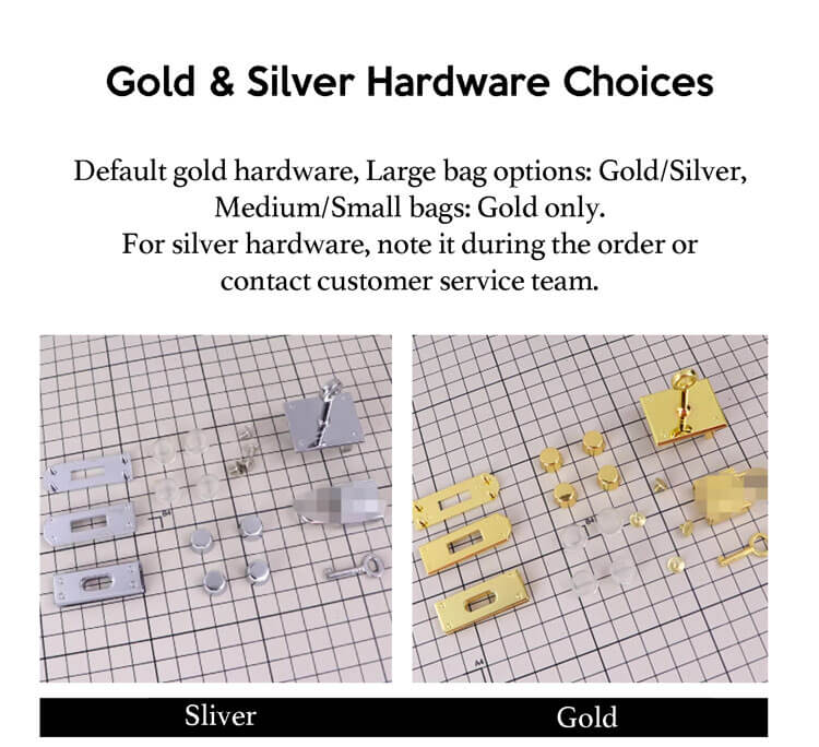 Birkin - Style Leather Tote Bag DIY Kit (No Piping Strip) ¨C Babylon Leather - Babylon LeatherBabylon LeatherSY101 - Brown - Gold - White