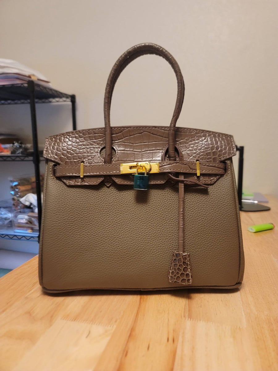 Birkin-Style with Crocodile Flap Bag DIY Kit Review