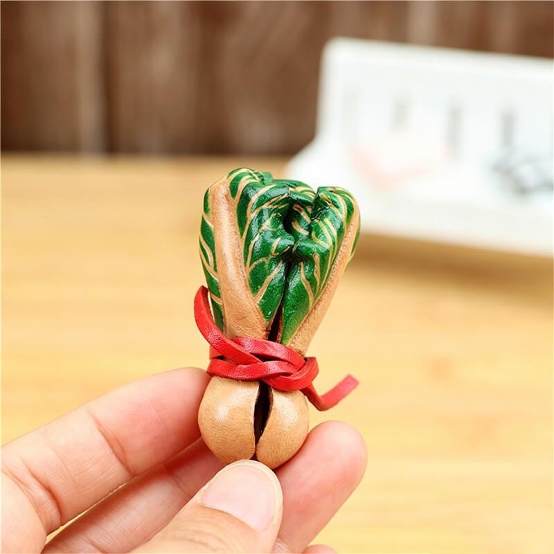 Bok Choy Leather Bag Charm – Babylon Leather - Babylon LeatherBabylon Leather