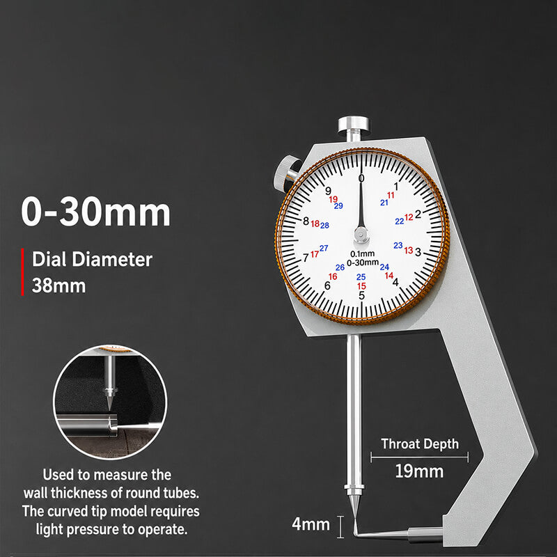 Leather Thickness Gauge Caliper for Precision Measuring – Babylon Leather