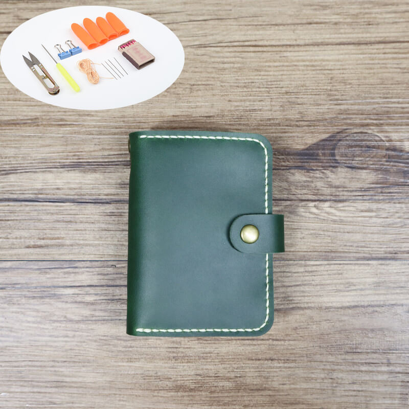 Card Holder Belt Hook Crazy Horse Leather DIY Kit – Babylon Leather