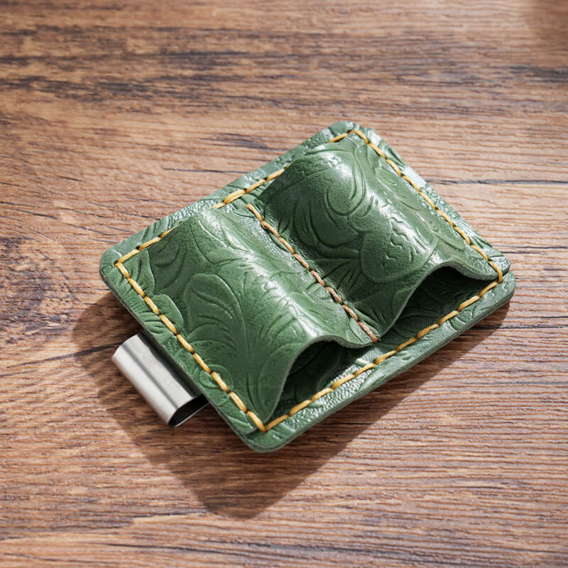 Embossed Pen Loop Traveler's Notebook – Babylon Leather