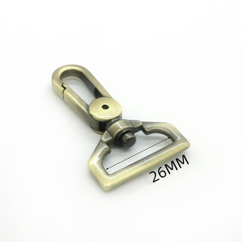 Wide Eye Swivel Snap Hook - Babylon Leather