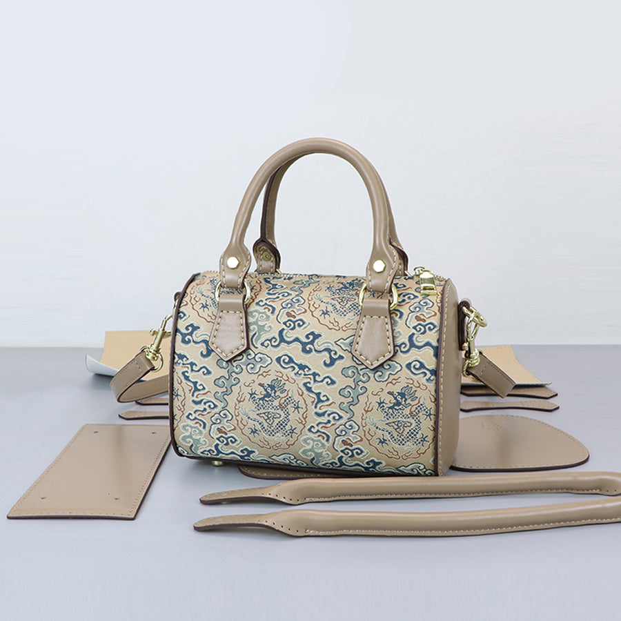 Customizable Panel Boston-Style Bag DIY Kit – Babylon Leather