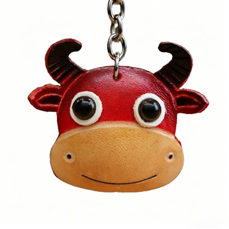 Calf Leather Bag Charm – Babylon Leather - Babylon LeatherBabylon LeatherLLZ08-Brown