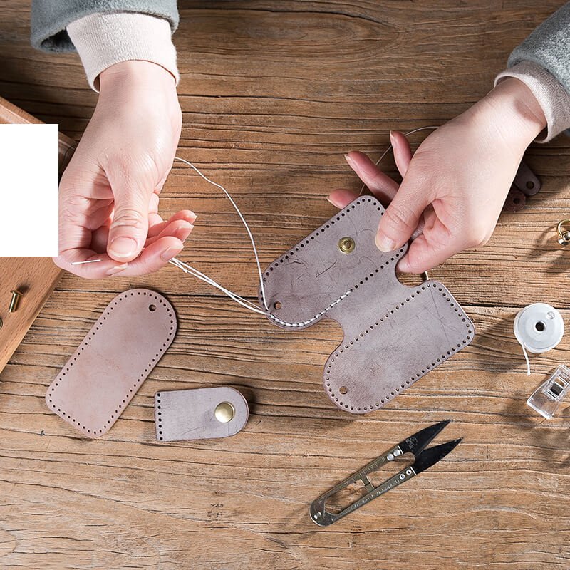 Car Key Case Leather DIY Kit Smart – Babylon Leather - Babylon LeatherBabylon LeatherLZ30 - Black