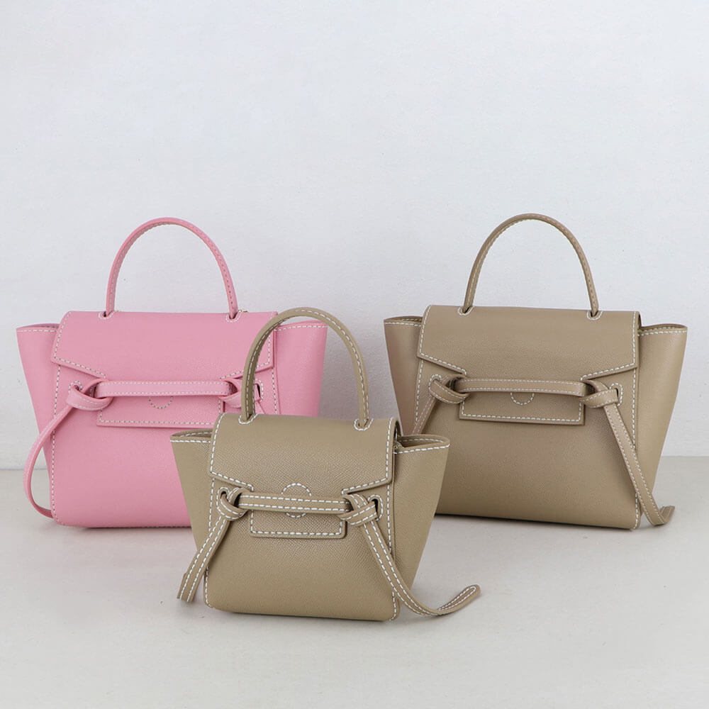 Catfish Leather Tote Bag DIY Kit – Babylon Leather - Babylon LeatherBabylon LeatherSY02 - Medium - Matching Color - Epsom Leather - Grey