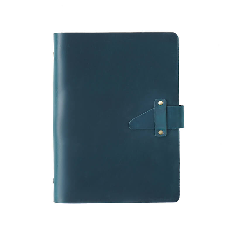 Vintage Crazy Horse Leather Ring Binder Journal A5 – Babylon Leather