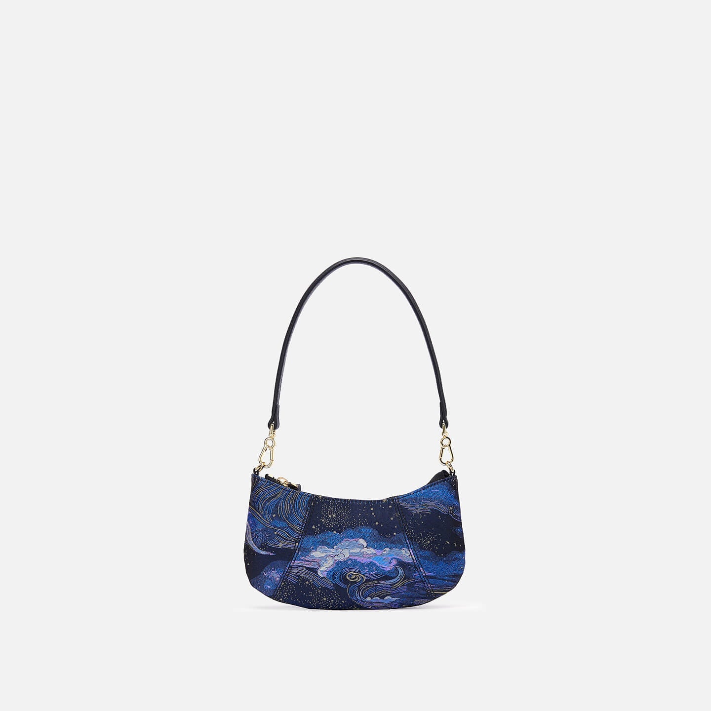 Celestial Current Leather and Silk Crossbody Bag – Babylon Leather - Babylon LeatherBabylon LeatherTX193-Purple