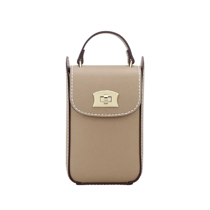 Cell Phone Purse Crossbody Bag DIY Kit – Babylon Leather - Babylon LeatherBabylon LeatherSY51 - Matching Color - Epsom Leather - Khaki